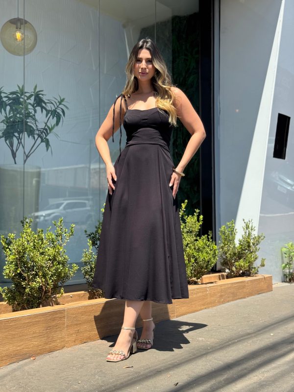 vestido marrant preto
