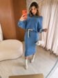 conjunto modal vestido e blusa