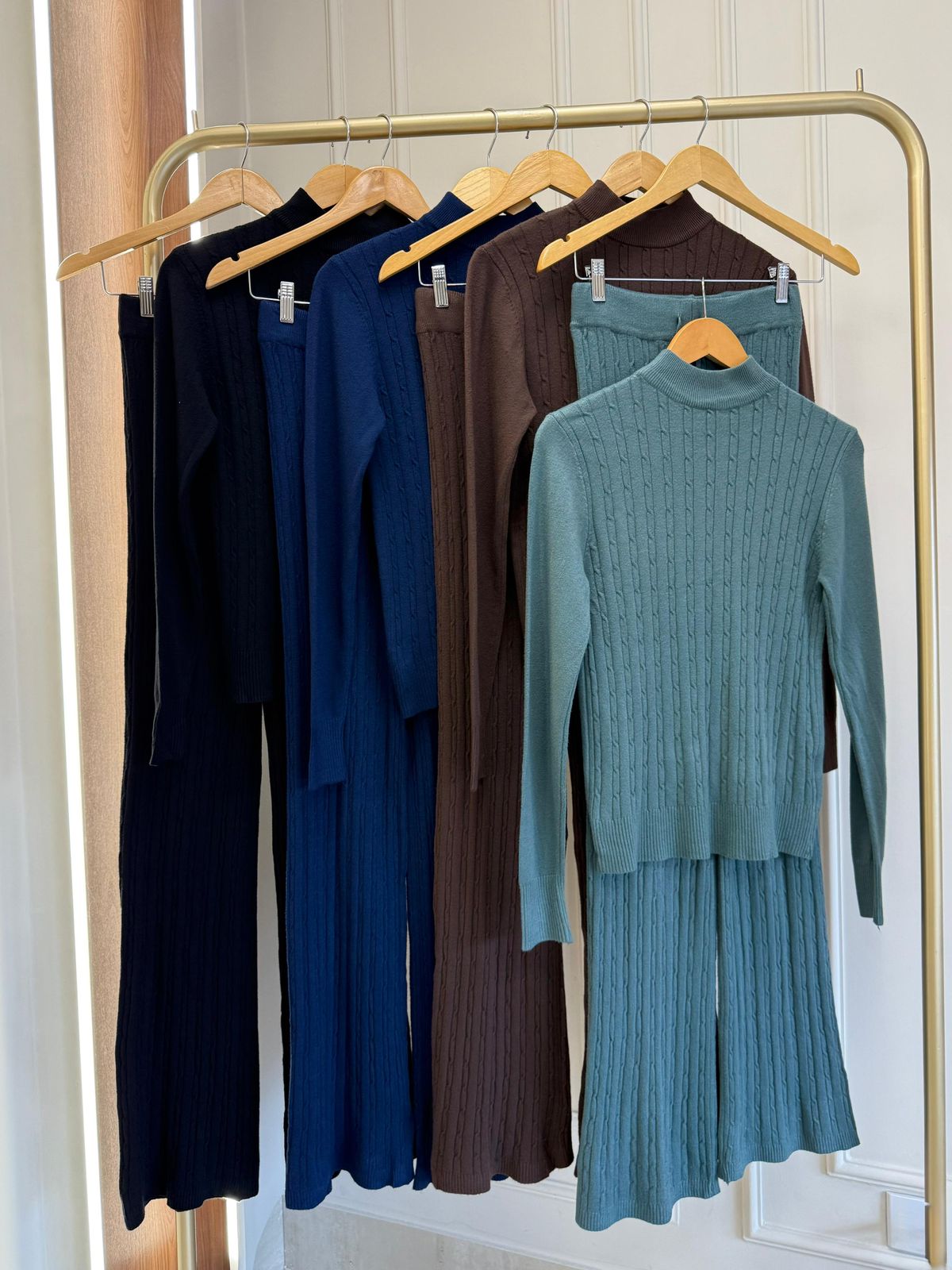 conjunto calça e blusa modal